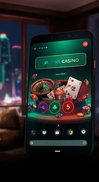Interface mobile de Unique Casino présentant des jeux et options de dépôt rapide via PWA sur smartphone